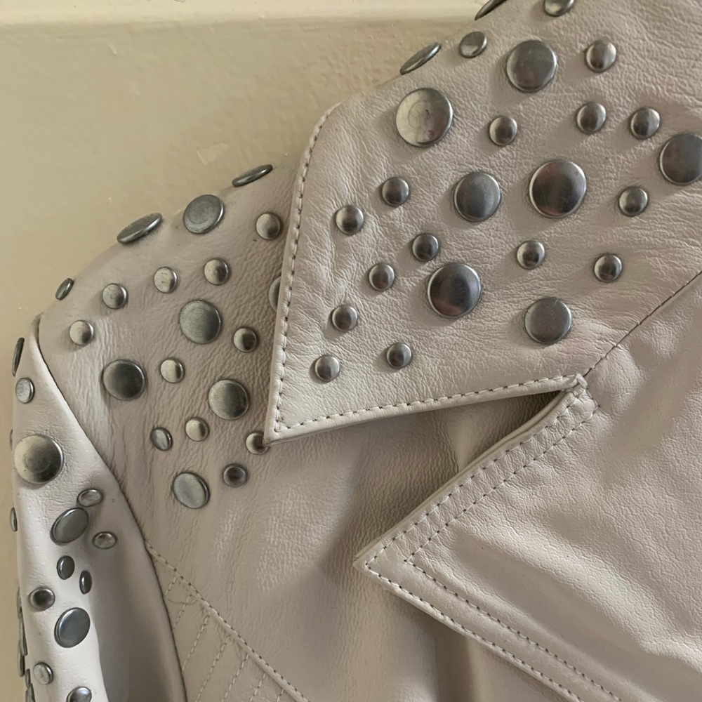 Studded Leather Jacket - image 2